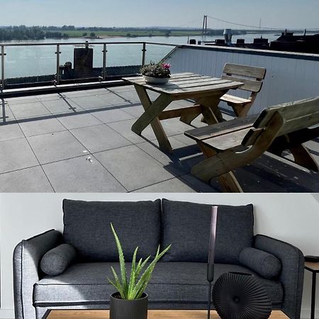 Panorama - Exklusives Apartment An Der Promenade Mit Dachterrasse & Rheinblick Emmerich Eksteriør bilde