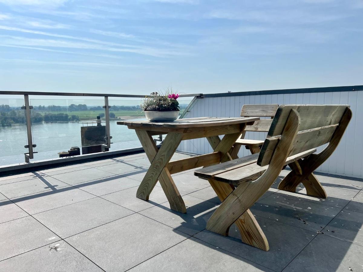 Panorama - Exklusives Apartment An Der Promenade Mit Dachterrasse & Rheinblick Emmerich Eksteriør bilde