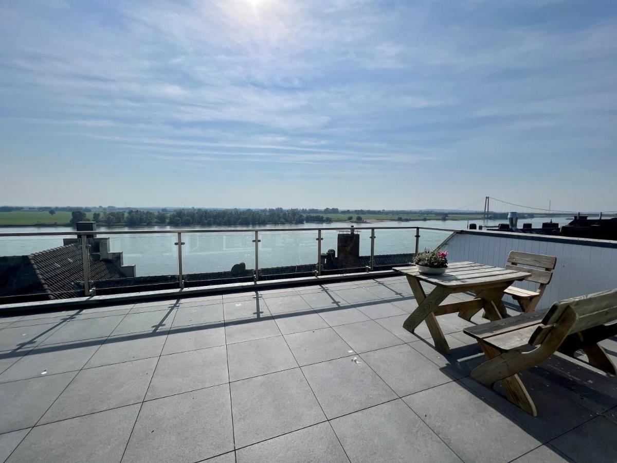 Panorama - Exklusives Apartment An Der Promenade Mit Dachterrasse & Rheinblick Emmerich Eksteriør bilde